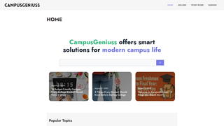 Thumbnail of campusgeniuss.com