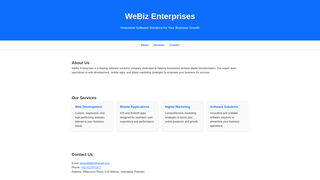 Thumbnail of webizenterprises.com
