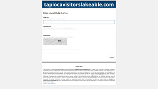 Thumbnail of tapiocavisitorslakeable.com