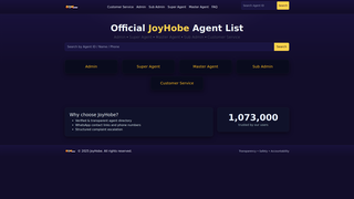 Thumbnail of agentjoyhobe.com