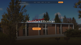 Screenshot of adirondackefficiencies.com
