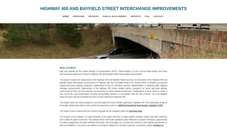 Thumbnail of highway400bayfieldinterchange.com