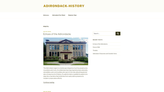 Thumbnail of adirondack-history.com