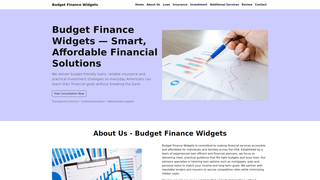 Thumbnail of budgetfinancewidgets.com