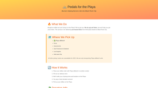 Thumbnail of pedalsfortheplaya.com