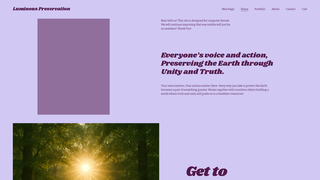 Thumbnail of luminouspreservation.com