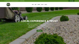Screenshot of joshuayardandlawnservices.com