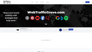 Thumbnail of webtrafficgrove.com