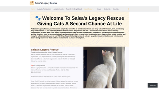 Thumbnail of salsaslegacyrescue.com