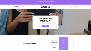 Thumbnail of dazaraindia.com