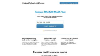 Thumbnail of myhealthquotesusa.com
