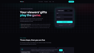 Screenshot of tikgame.io