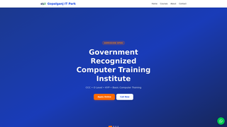 Screenshot of gopalganjitpark.com