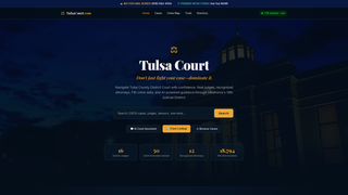 Screenshot of tulsacourt.ai