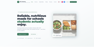 Screenshot of sfgcatering.com