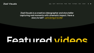 Screenshot of filmsbyzeyad.com