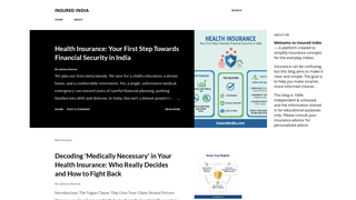 Thumbnail of insuredindia.com