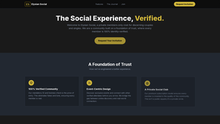 Thumbnail of elysiansocial.com