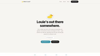 Screenshot of whereslouie.com
