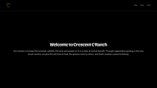 Thumbnail of crescentcranch.com