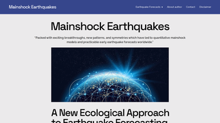 Thumbnail of mainshockearthquakes.com