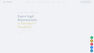 Screenshot of advabdulrehman.com