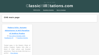 Thumbnail of classichillstations.com