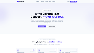 Screenshot of scribepace.com
