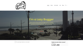 Thumbnail of imalazybugger.com