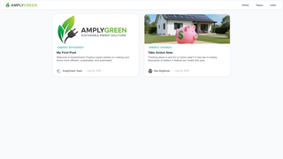 Thumbnail of amplygreen.com