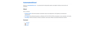 Thumbnail of automatewithravi.com