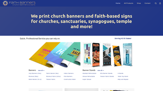 Thumbnail of faithbanners.com