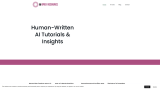 Thumbnail of aiopenresource.com