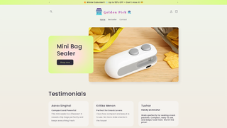 Thumbnail of goldenpickstore.com