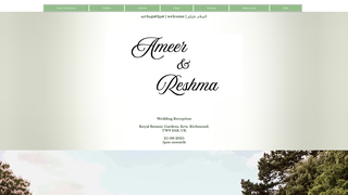 Thumbnail of ameerandreshmaswedding.com
