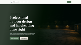 Screenshot of elegantexteriorsbl.com