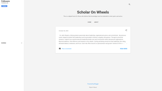 Thumbnail of scholaronwheels.com