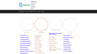 Thumbnail of calczon.com