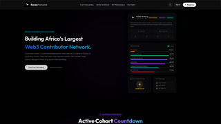 Screenshot of ravennetwork.io