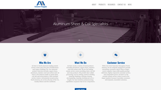Screenshot of alumetsupplyllc.com