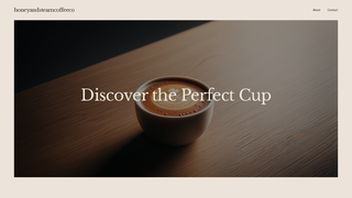 Thumbnail of honeyandsteamcoffeeco.org