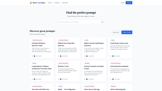 Thumbnail of bestpromptideas.com