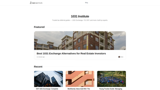 Thumbnail of 1031institute.com