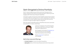 Thumbnail of sethcreates.com