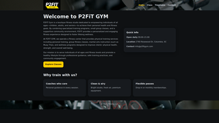 Thumbnail of p2fitgym.com