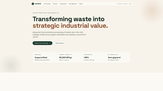 Screenshot of solidusbiofuel.com