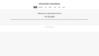 Thumbnail of ghostridergamefarm.com