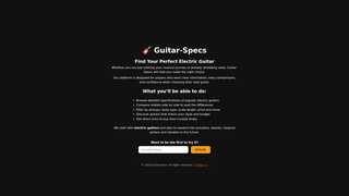 Thumbnail of guitar-specs.com