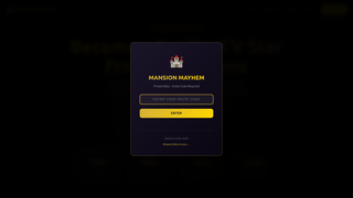 Screenshot of mansionofmayhem.com