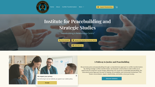 Thumbnail of instituteforpeacebuilding.org